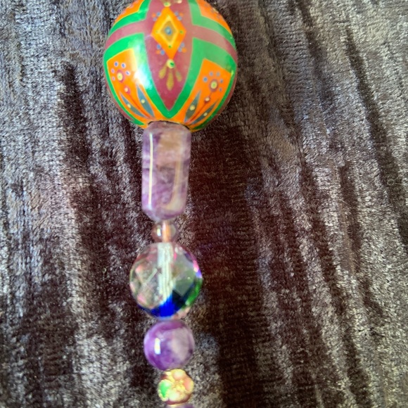 World Tribe Purple Treasure Necklace - Picture 8 of 9